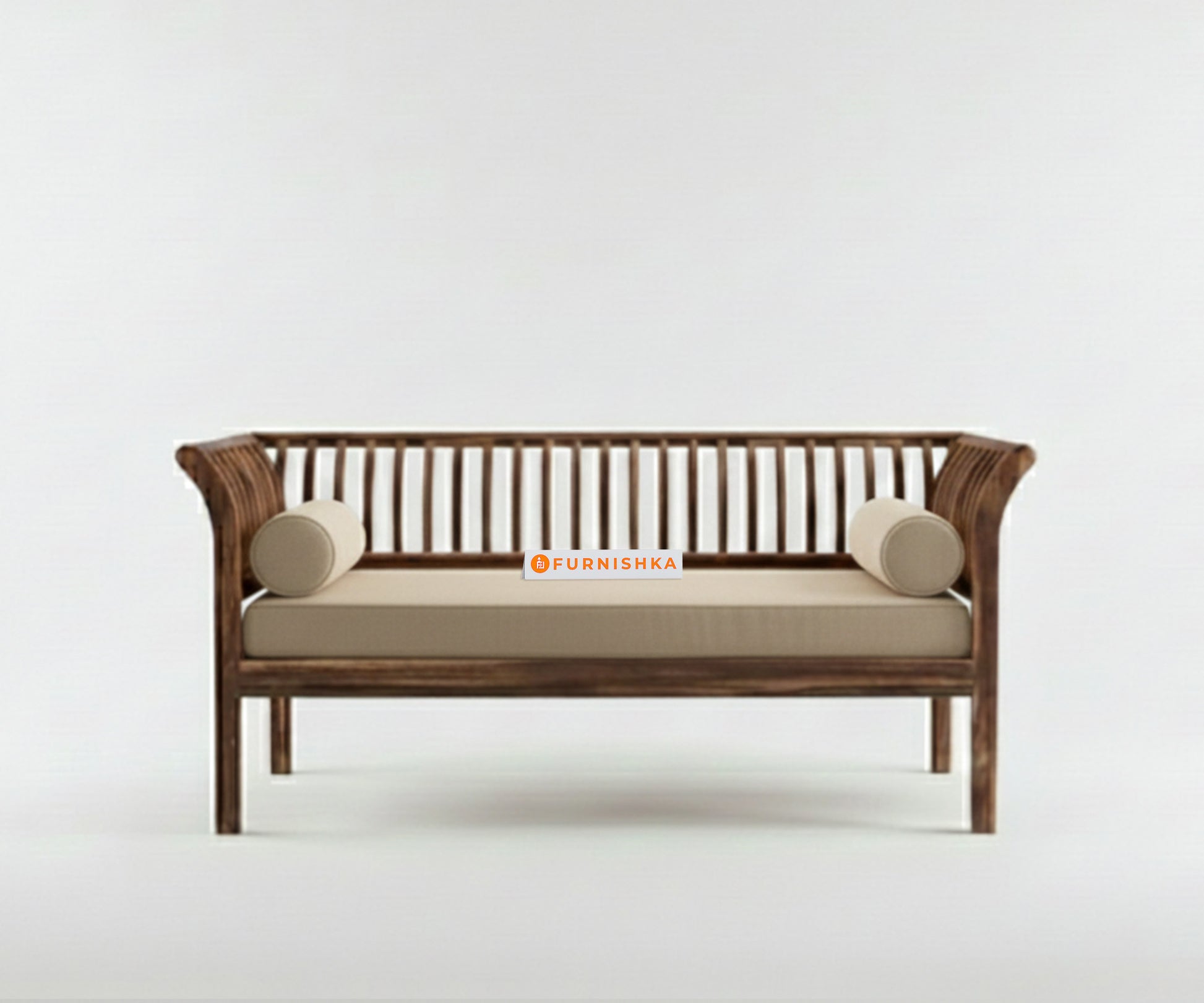 Garud 3 + 2 Sofa Set Light Beige - Furnishka 