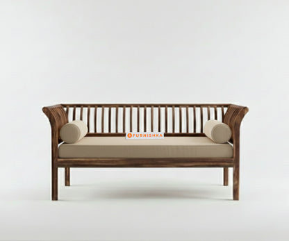 Garud 3 + 2 Sofa Set Light Beige - Furnishka 