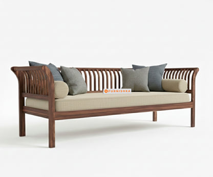 Garud 3 + 2 Sofa Set Light Beige - Furnishka 