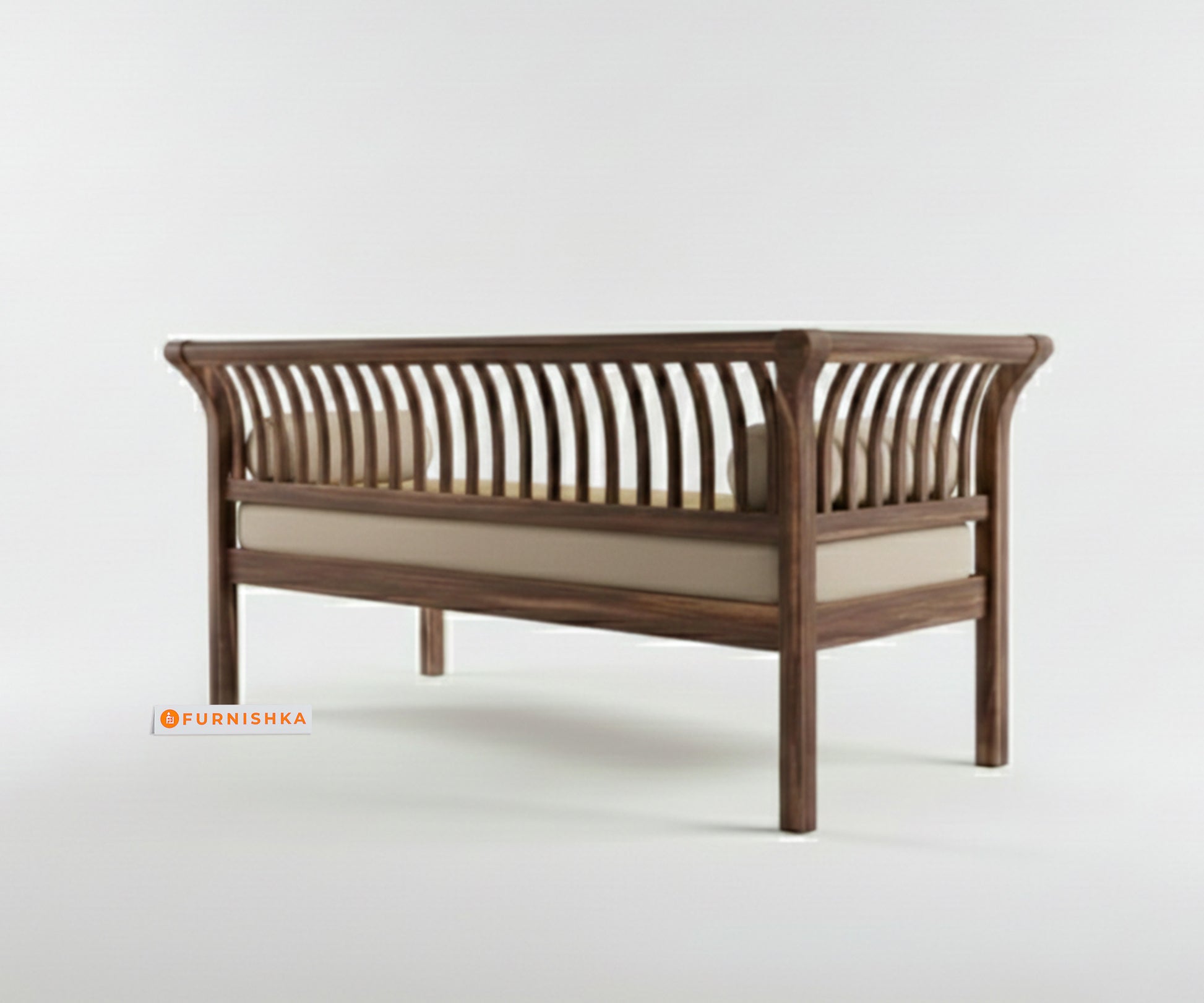 Garud 3 + 2 Sofa Set Light Beige - Furnishka 