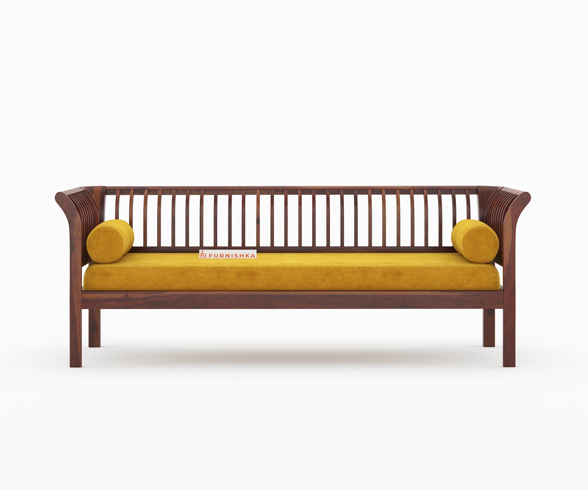 Garud 3 + 1 + 1 Sofa Set Mustard Yellow - Furnishka 