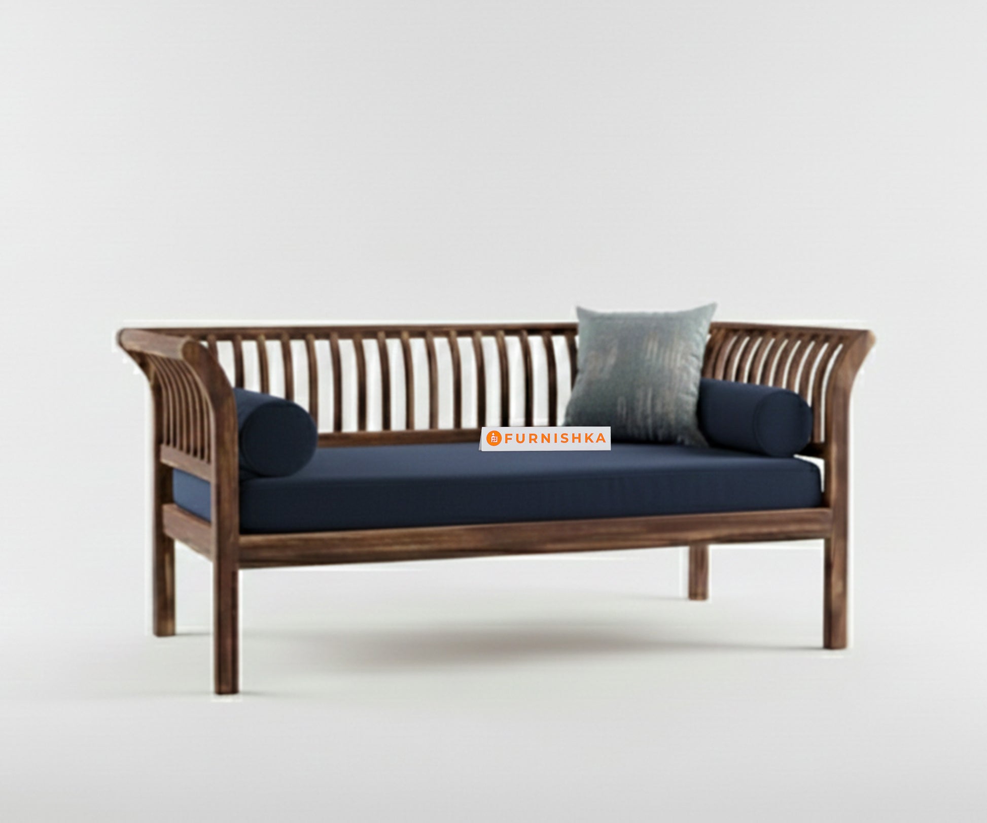 Garud 3 + 2 Sofa Set Persian Blue - Furnishka 