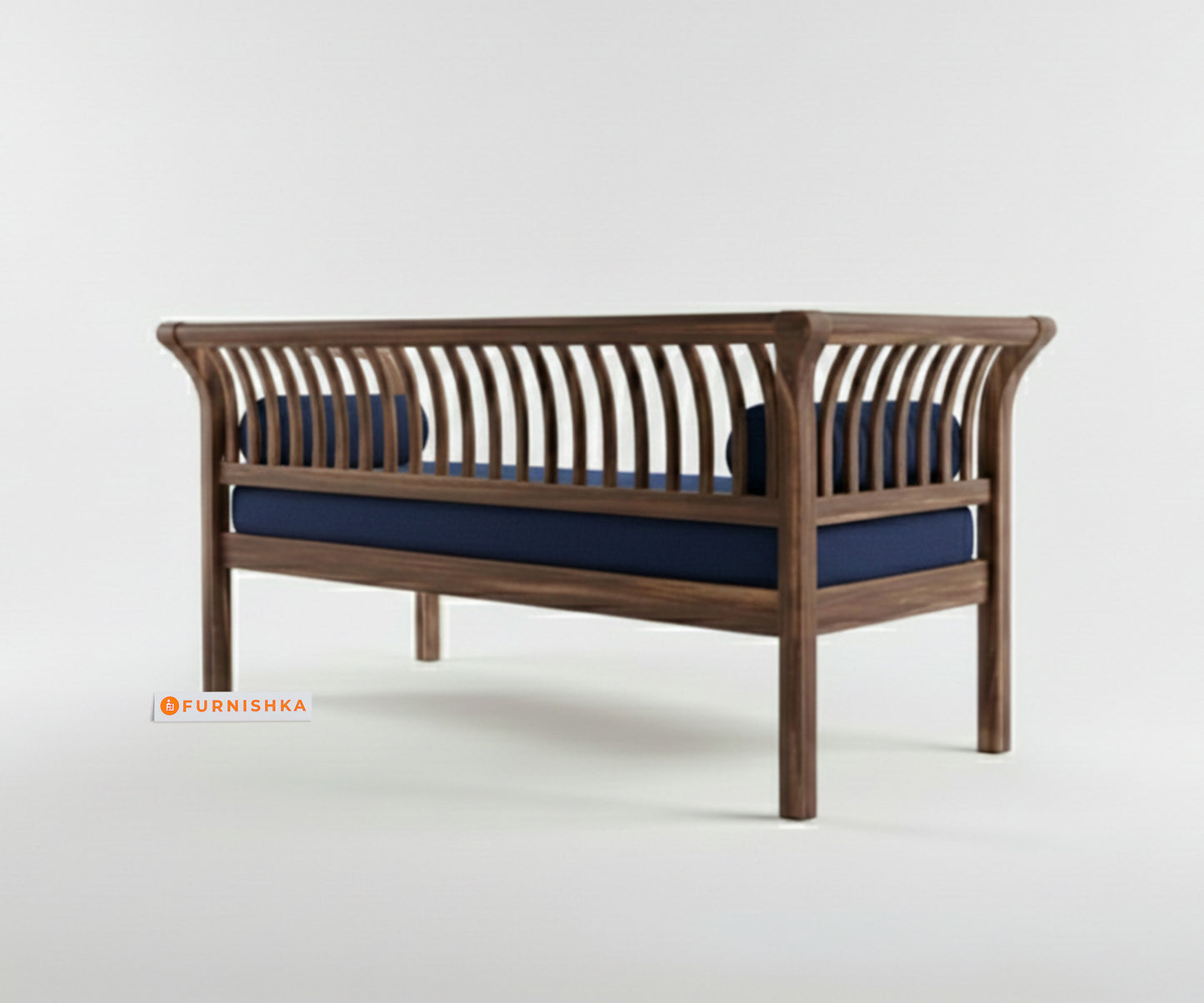 Garud 3 + 2 Sofa Set Persian Blue - Furnishka 