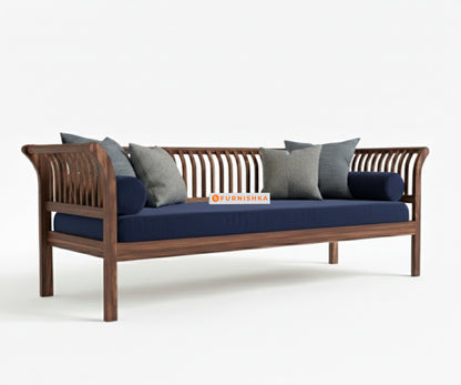 Garud 3 + 2 Sofa Set Persian Blue - Furnishka 