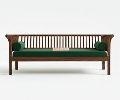 Garud 3 + 2 Sofa Set Pine Green - Furnishka 