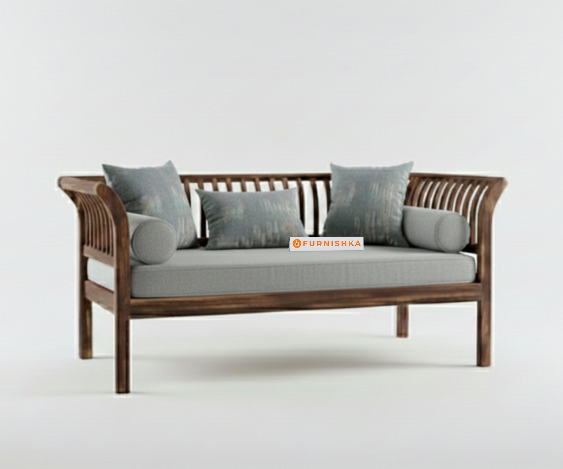 Garud 3 + 2 Sofa Set Space Grey - Furnishka 