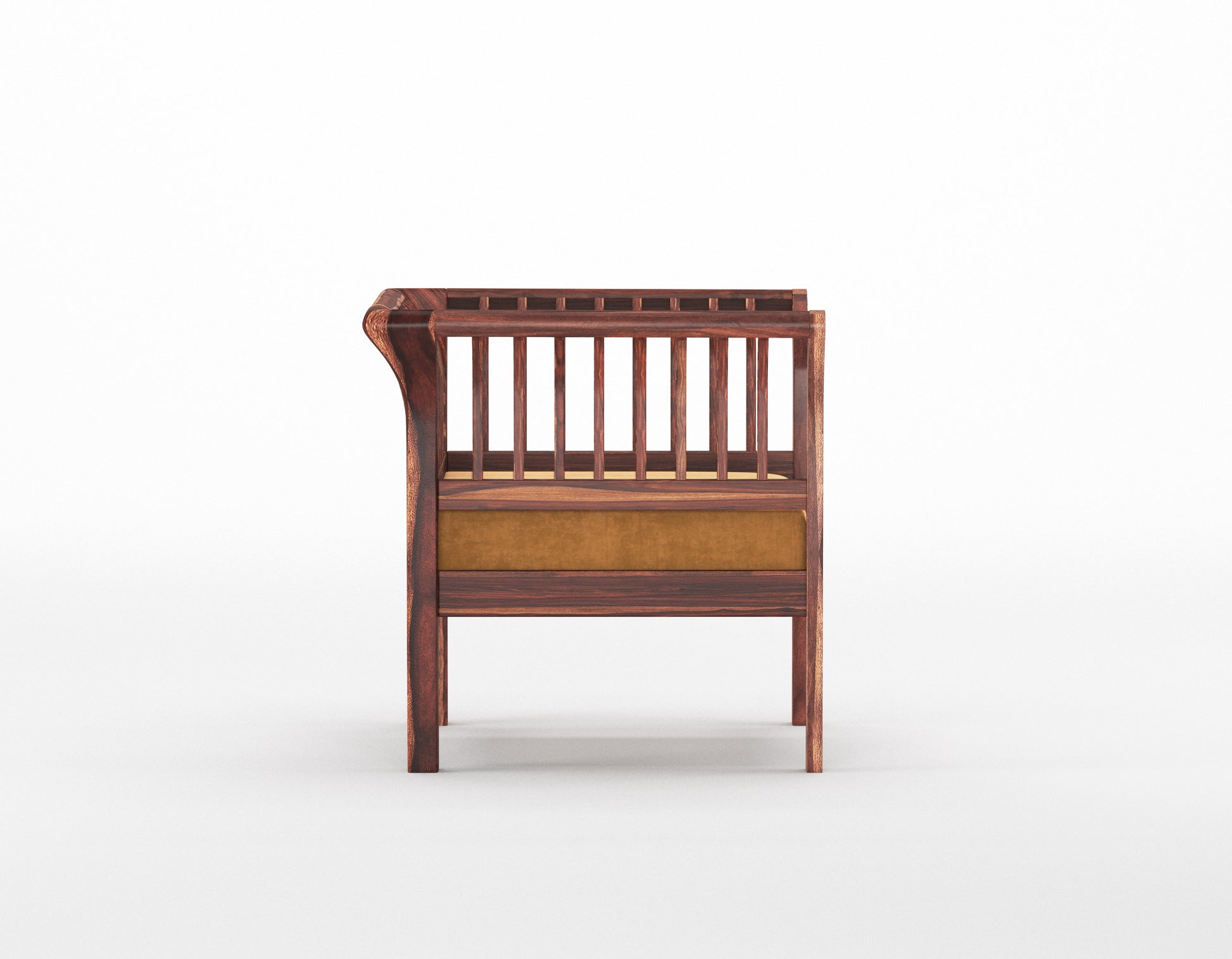 Garud Sofa 1 Seater Mustard Yellow - Furnishka 