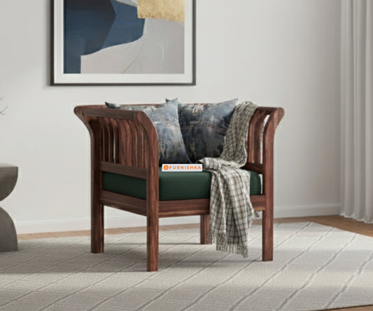 Garud Sofa 1 Seater Pine Green - Furnishka 