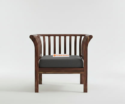 Garud Sofa 1 Seater Space Grey - Furnishka 