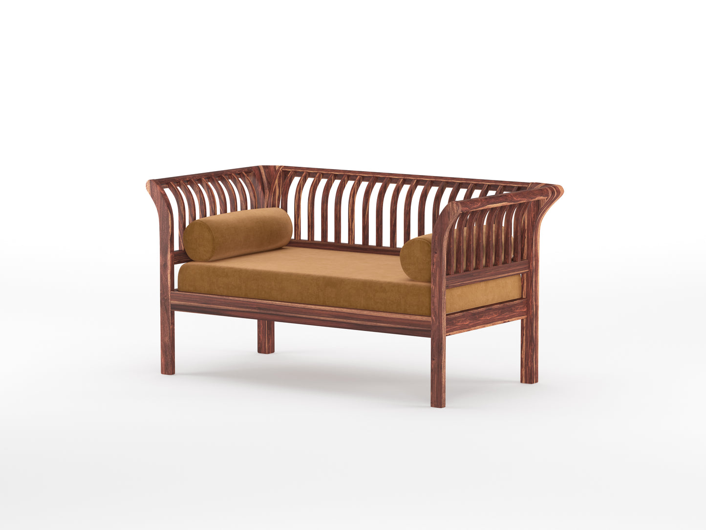 Garud Sofa 2 Seater Mustard Yellow - Furnishka 