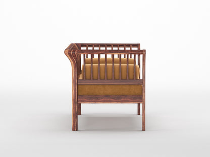 Garud Sofa 2 Seater Mustard Yellow - Furnishka 