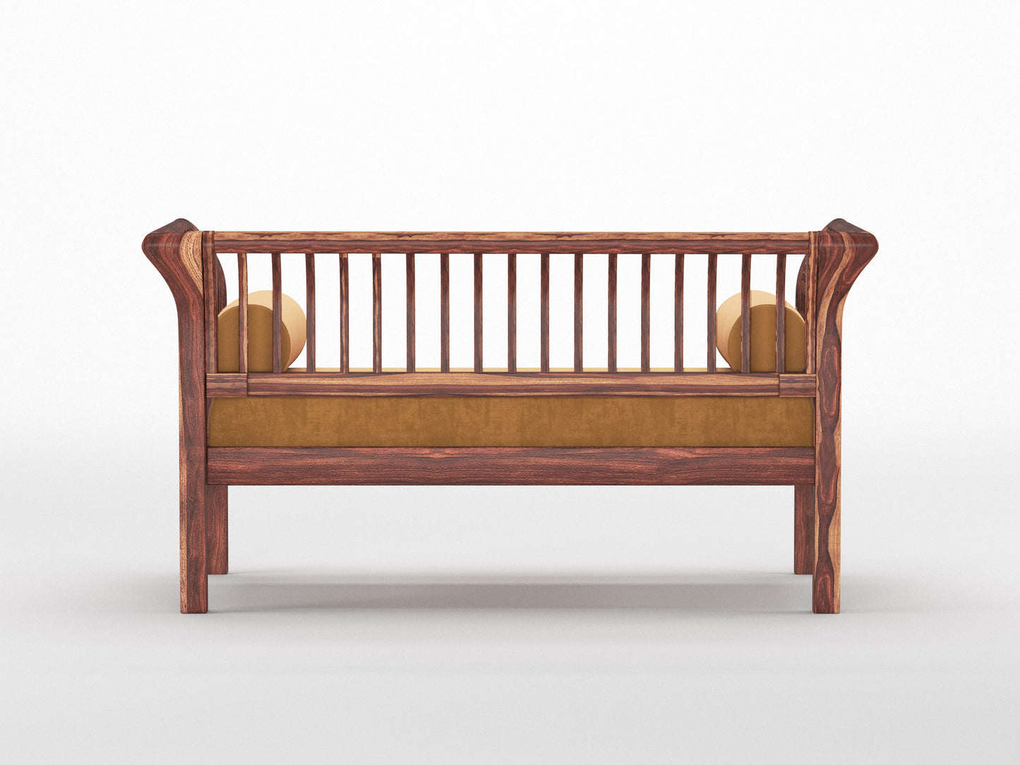 Garud Sofa 2 Seater Mustard Yellow - Furnishka 