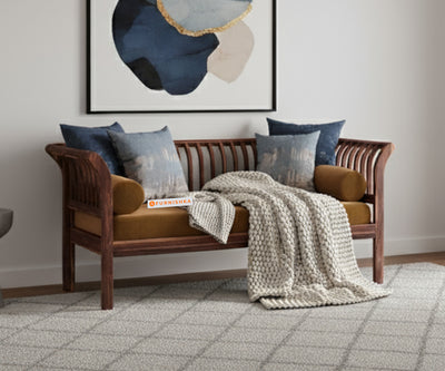 Garud Sofa 2 Seater Mustard Yellow