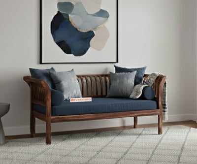 Garud Sofa 2 Seater - Persian Blue
