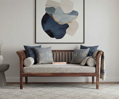 Garud Sofa 2 Seater With Anthology Fabric Grey
