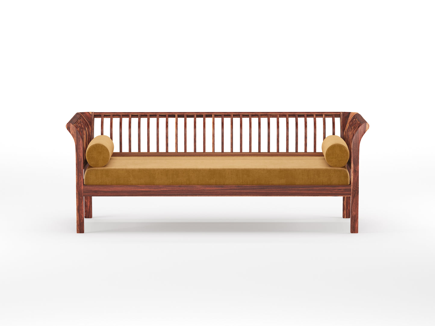 Garud Sofa 3 Seater  Mustard Yellow - Furnishka 