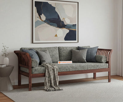 Garud Sofa 3 Seater With Anthology Fabric Green