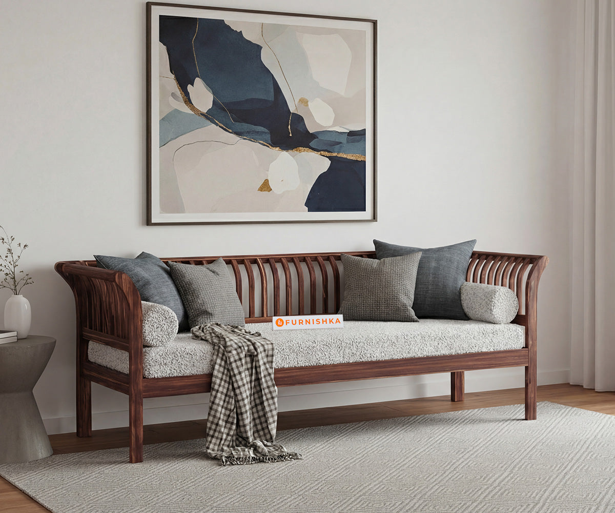 Garud Sofa 3 Seater With Anthology Fabric Grey - Furnishka