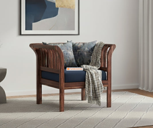 Garud Sofa 1 Seater Persian Blue