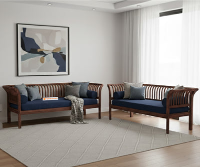 Garud 3 + 2 Sofa Set Persian Blue