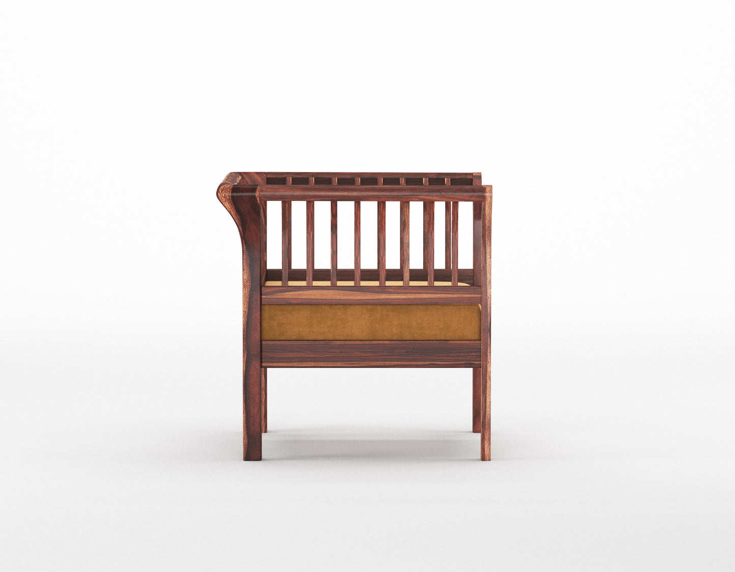 Garud Sofa 1 Seater Mustard Yellow