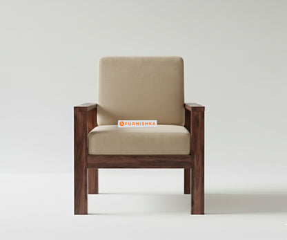 Halle sofa-1Seater Light Beige - Furnishka