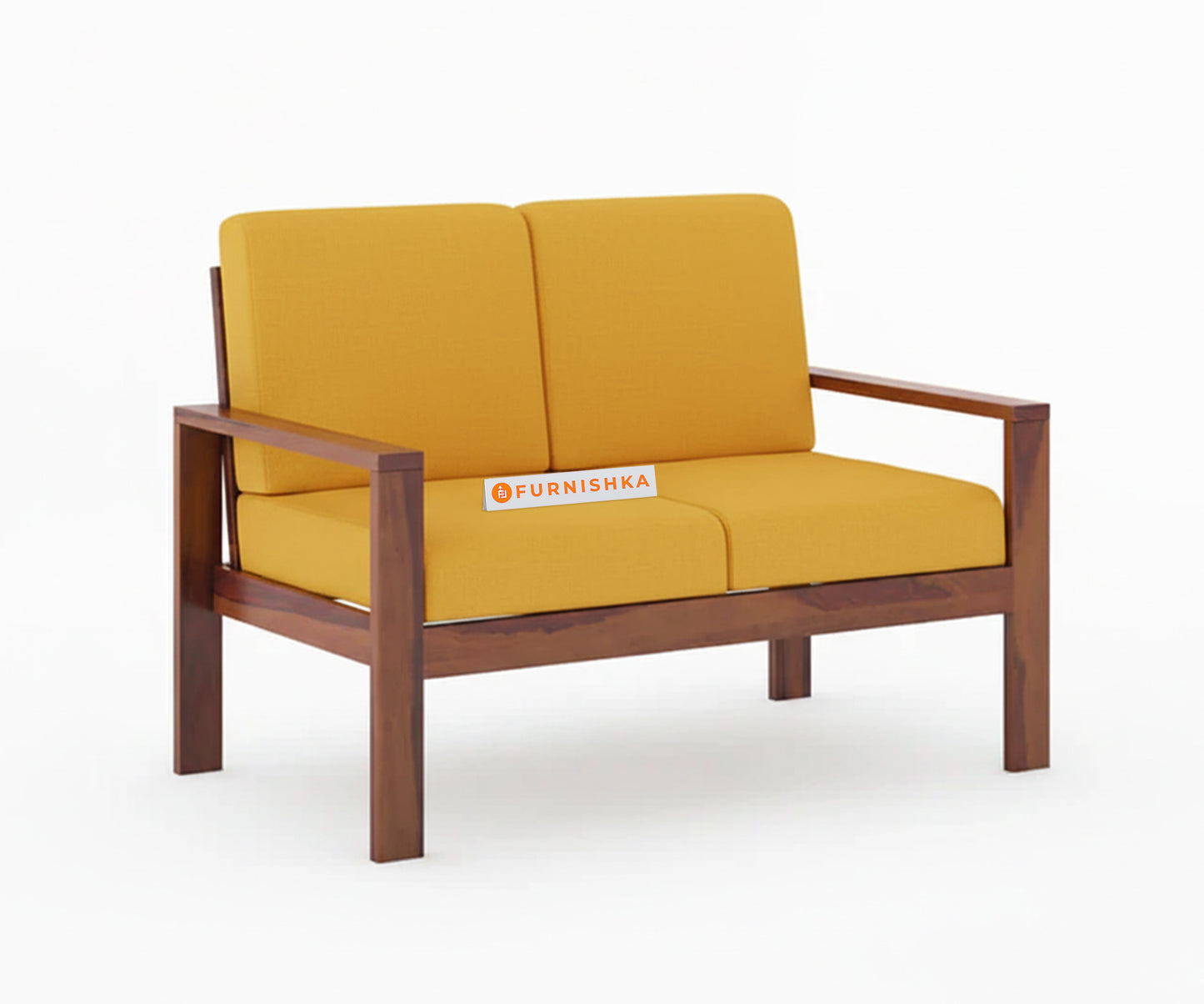 Halle sofa - 3 + 2 Sofa Set  Mustard Yellow - Furnishka 