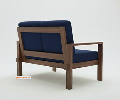 Halle sofa - 2 Seater Persian Blue - Furnishka 