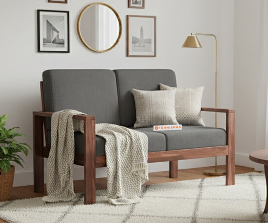 Halle sofa - 2 Seater Space Grey - Furnishka