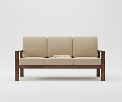 Halle sofa - 3+1+1 Sofa Light Beige - Furnishka 