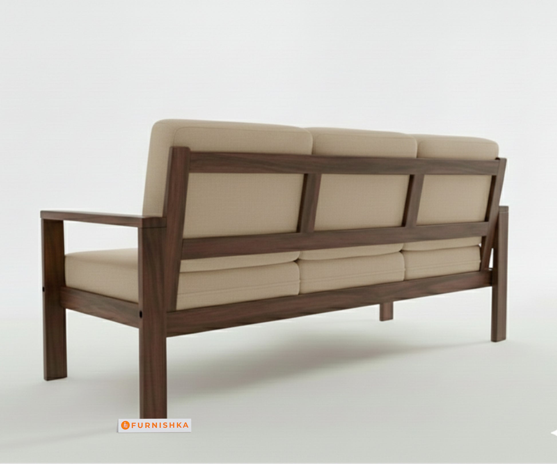 Halle sofa - 3+1+1 Sofa Light Beige - Furnishka 