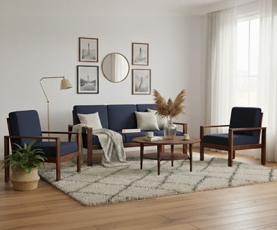 Halle sofa - 3+1+1 Sofa Persian Blue