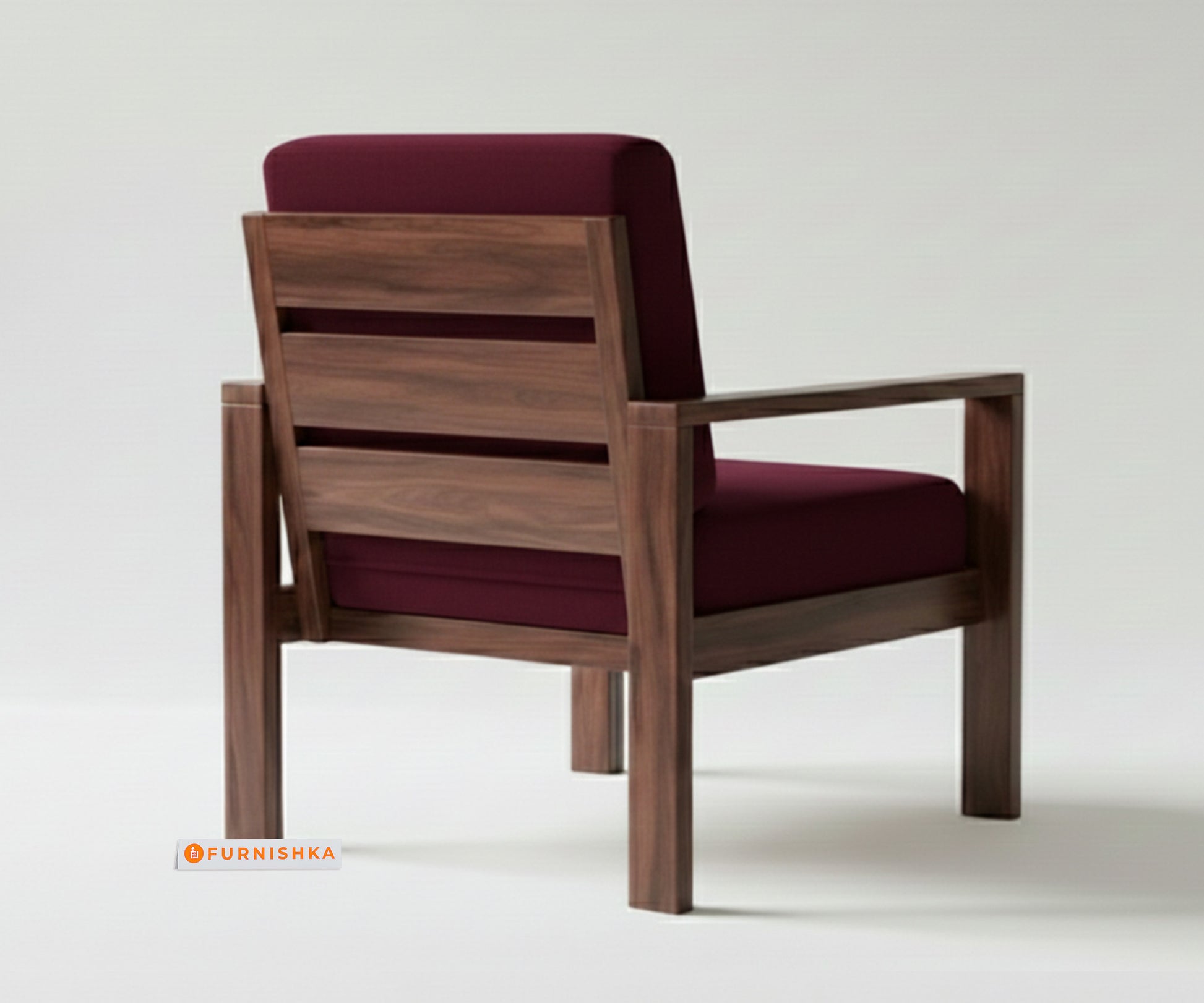 Halle sofa - 3+1+1 Sofa Red Wine - Furnishka 