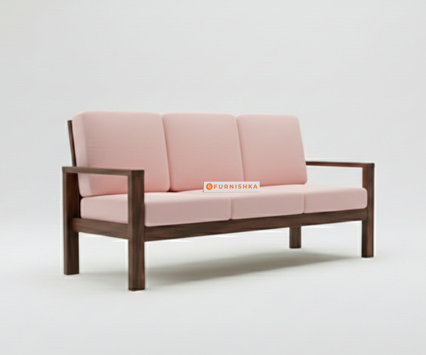 Halle sofa - 3 + 2 Sofa Set  Flamingo Pink - Furnishka 