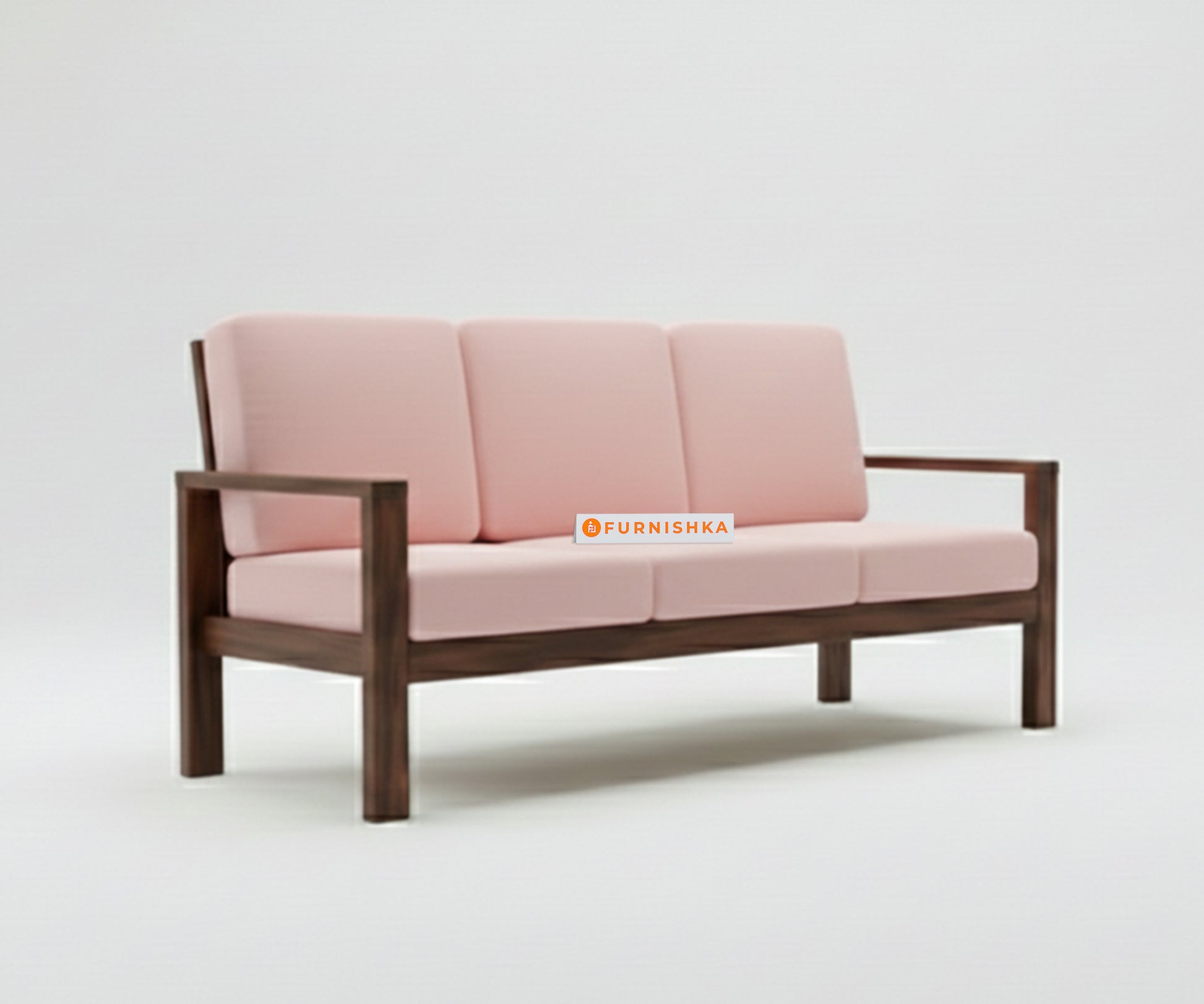 Halle sofa - 3 + 2 Sofa Set  Flamingo Pink - Furnishka 