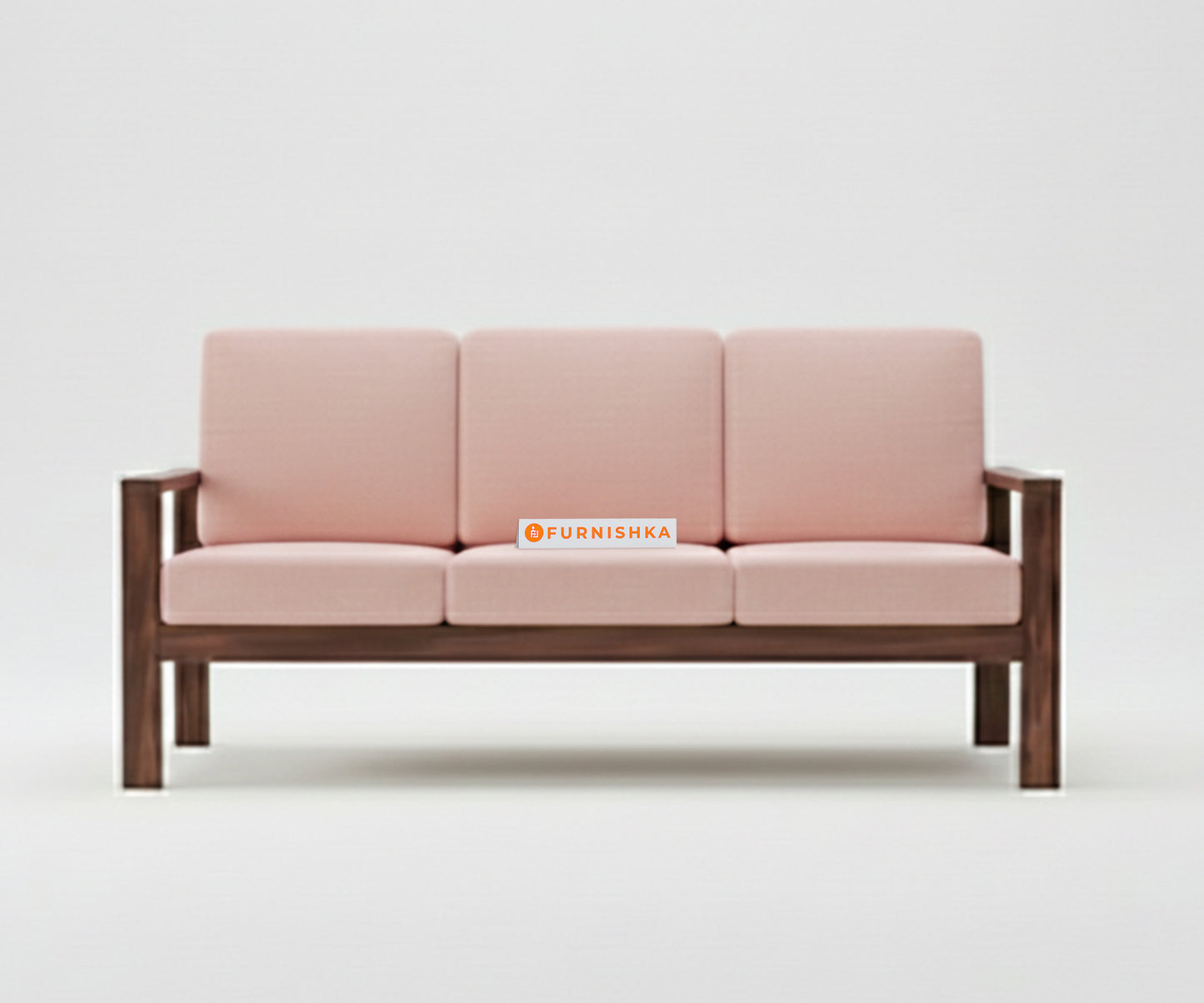 Halle sofa - 3 Seater Flamingo Pink - Furnishka 