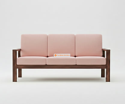 Halle sofa - 3 Seater Flamingo Pink - Furnishka 