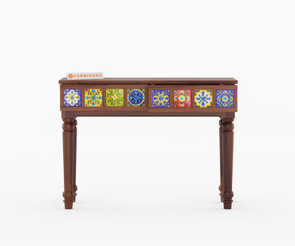 Hazel Sheesham Wood Console Tables - Furnishka 