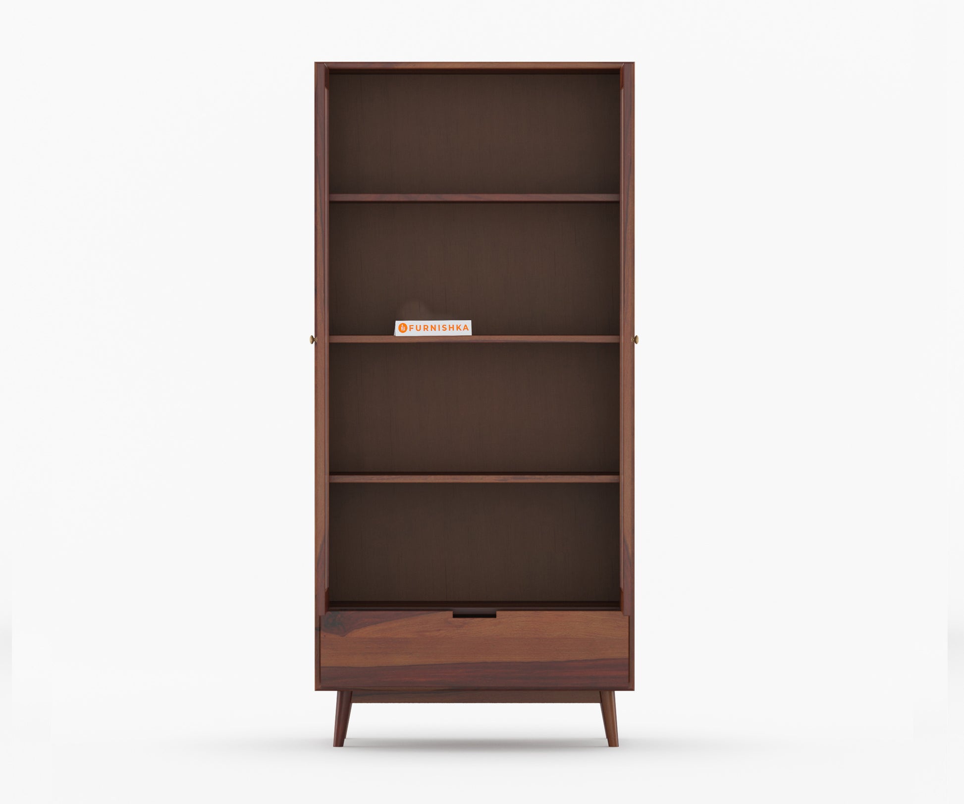 Helen Sheesham Wood Two Door Chest of Drawer - Furnishka 