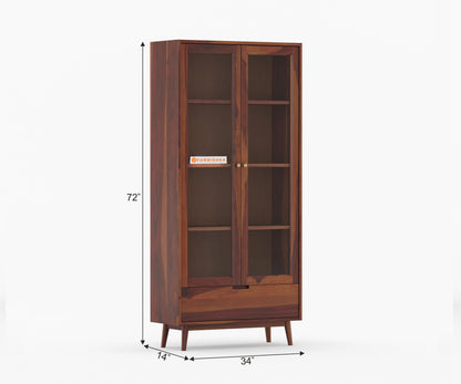 Helen Sheesham Wood Two Door Chest of Drawer