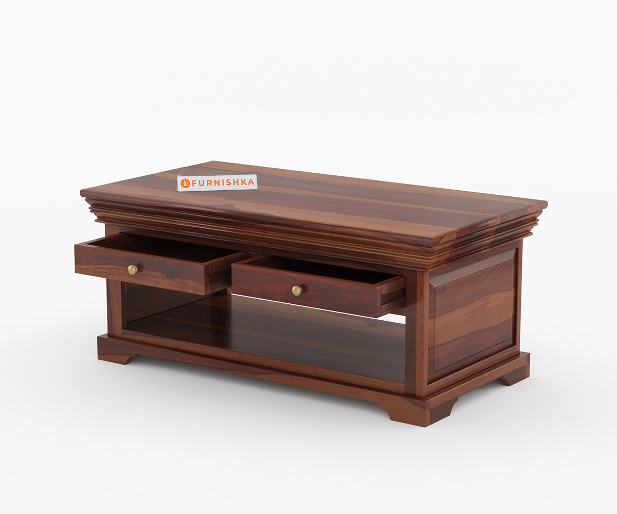 Isaure Sheesham Wood Coffee Table