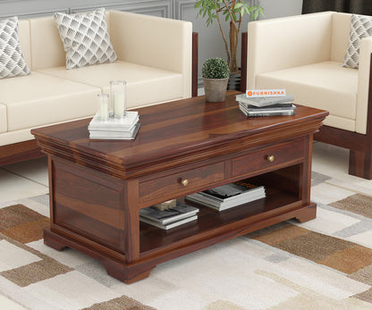 Isaure Sheesham Wood Coffee Table