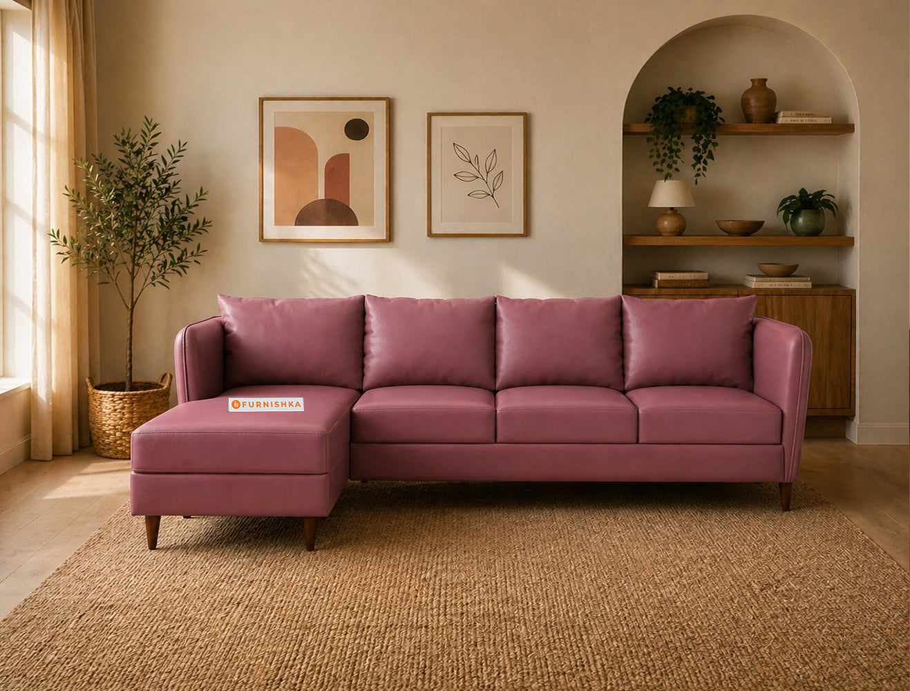 Illia 3 Seater Sectional Sofa - LHS - Furnishka