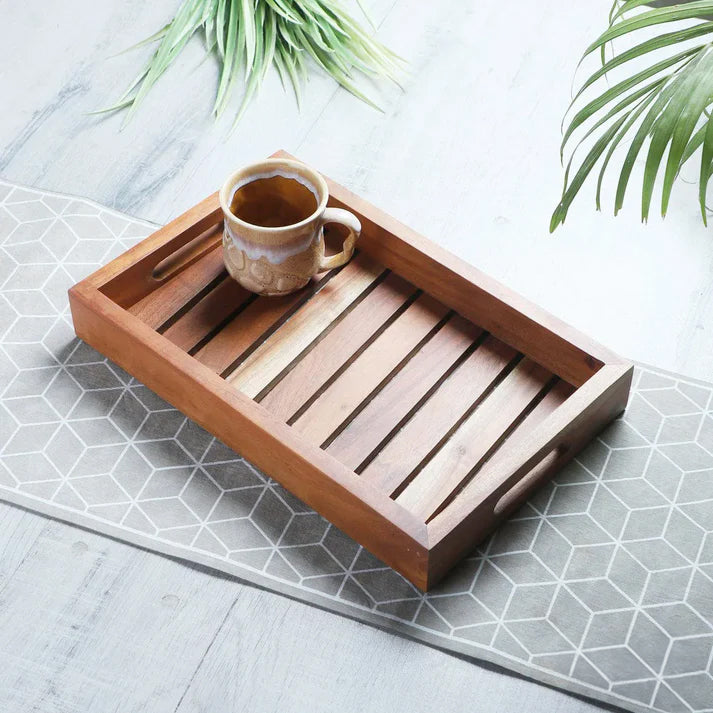 In Acacia Serving Tray - Furnishka