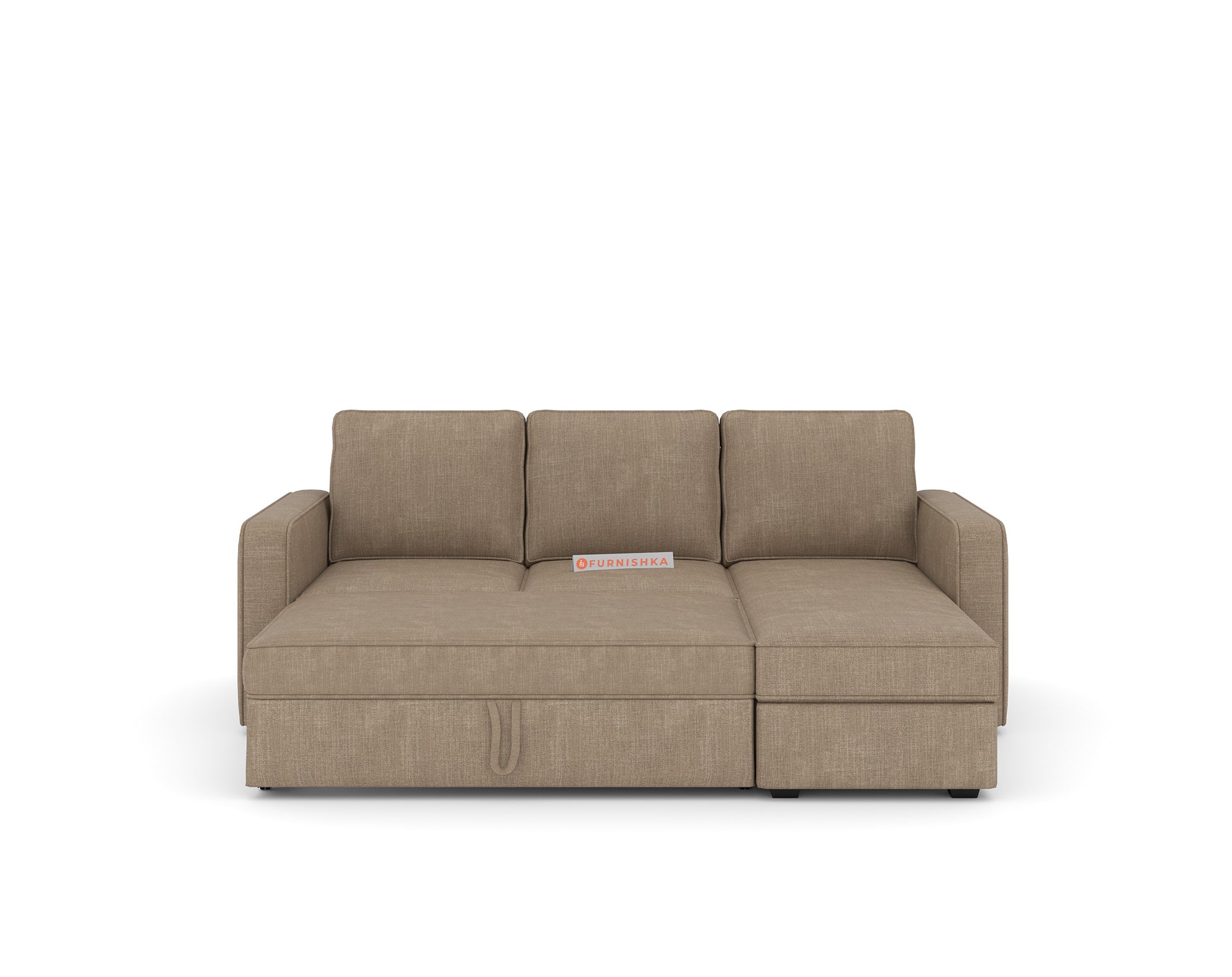 Kasba Sofa 2+L RHS Sofa cum Bed  - Pull out Type - Furnishka 