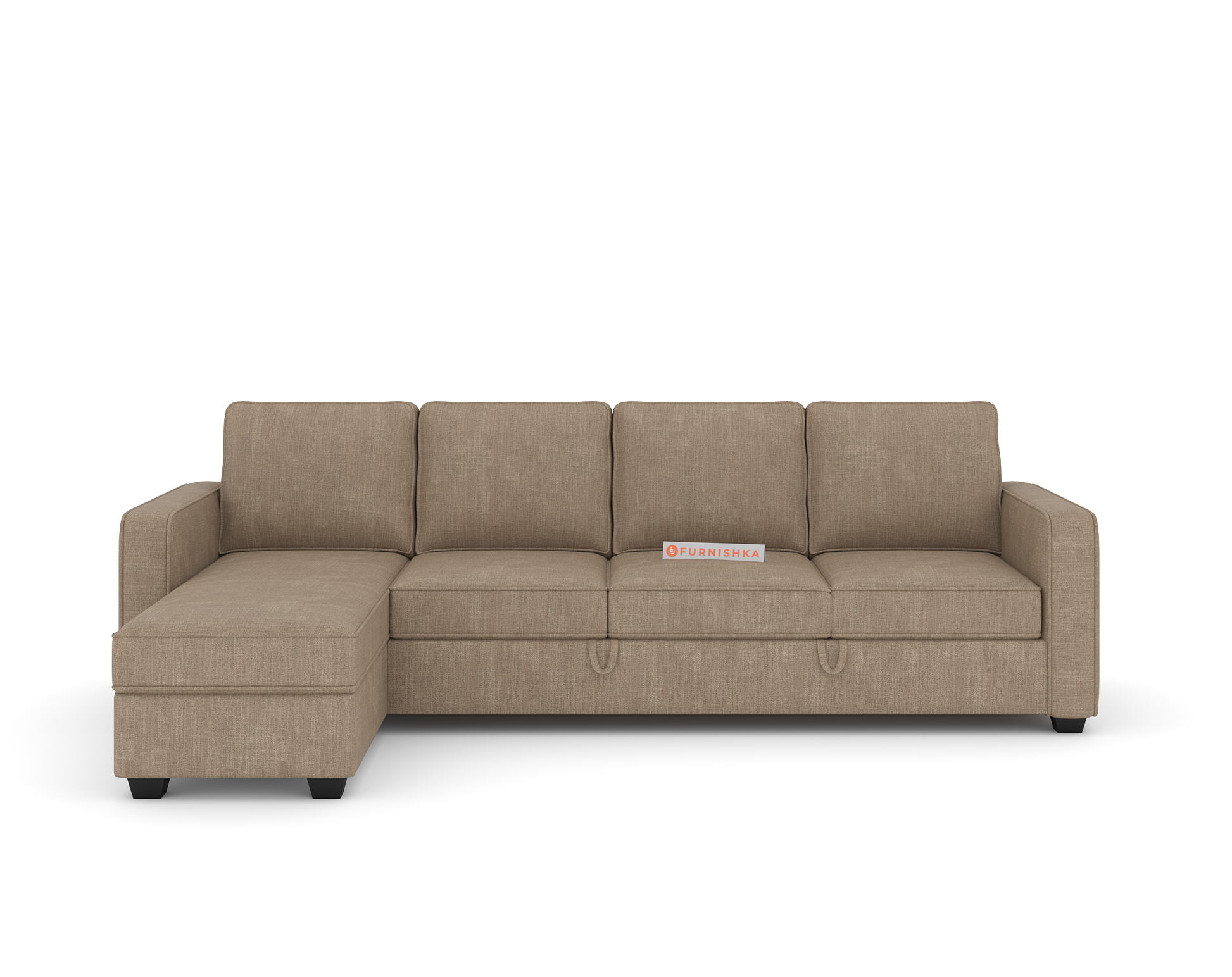 Kasba Sofa 3+L LHS Sofa cum Bed  - Pull out Type - Furnishka 