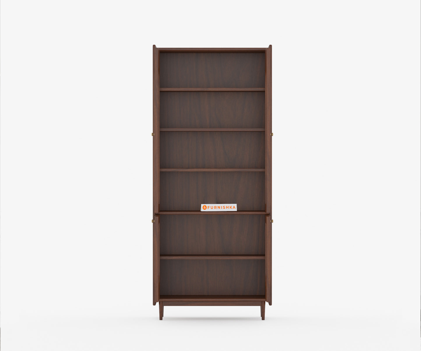 Kavin Acacia Wood Four Door Book Shelf - Furnishka 