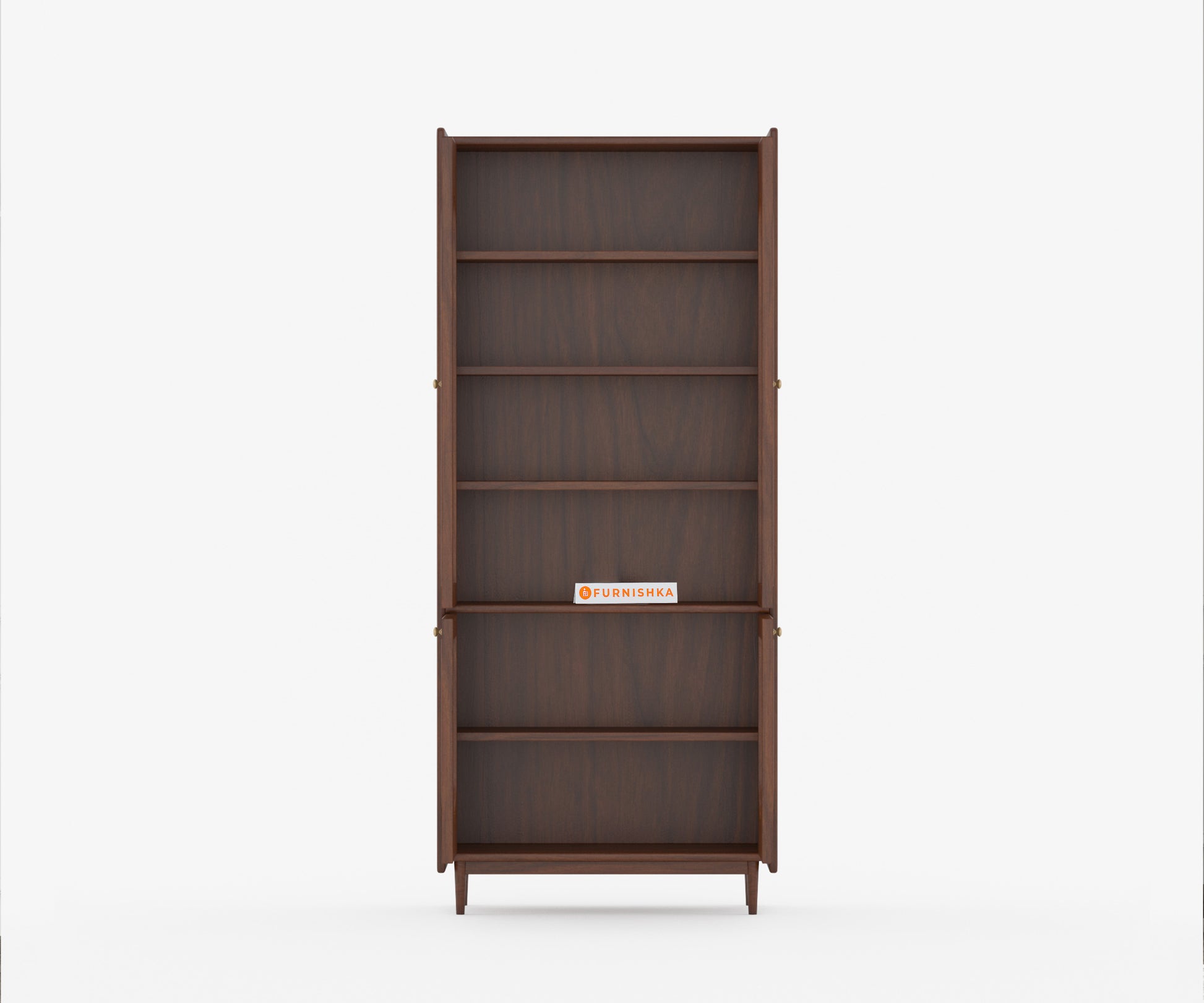Kavin Acacia Wood Four Door Book Shelf - Furnishka 