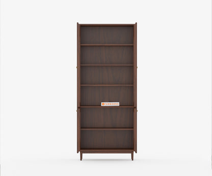 Kavin Acacia Wood Four Door Book Shelf