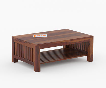 Lily Sheesham Wood Coffee Table